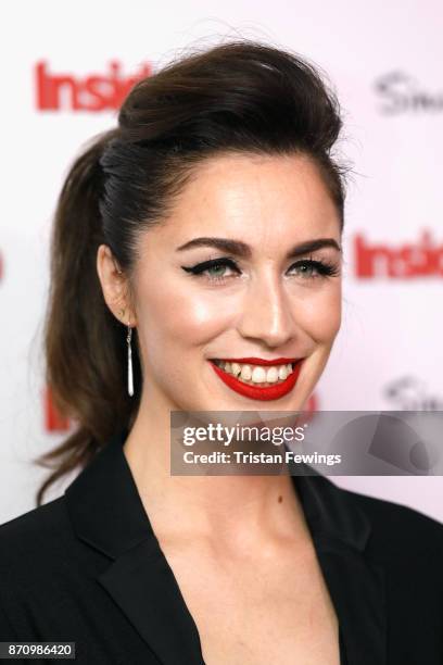 Julia Goulding, winner of the award for Best Newcomer, attends the Inside Soap Awards held at The Hippodrome on November 6, 2017 in London, England.