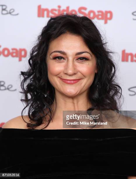 Natalie J Robb attends the Inside Soap Awards held at The Hippodrome on November 6, 2017 in London, England.