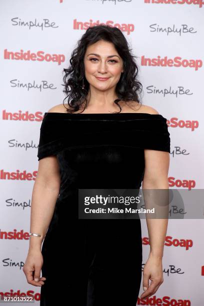 Natalie J Robb attends the Inside Soap Awards held at The Hippodrome on November 6, 2017 in London, England.