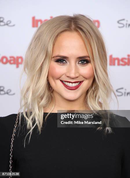 Amy Walsh attends the Inside Soap Awards held at The Hippodrome on November 6, 2017 in London, England.