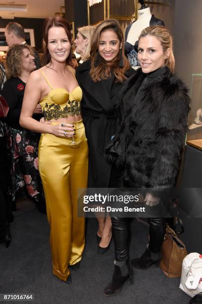 Claudia Lambeth, Katy Wickremesinghe and Zoe Hardman celebrate bespoke British lingerie brand Luna Mae London and the launch of their first flagship...