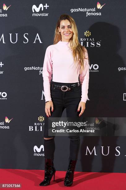 Spanish actress Alejandra Onieva attends the 'Musa' premiere at the Callao cinema on November 6, 2017 in Madrid, Spain.