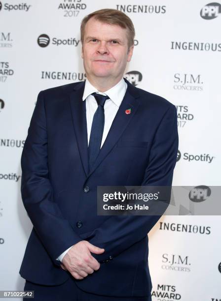 Rob Stringer attending the 26th annual Music Industry Trust Awards held at The Grosvenor House Hotel on November 6, 2017 in London, England.