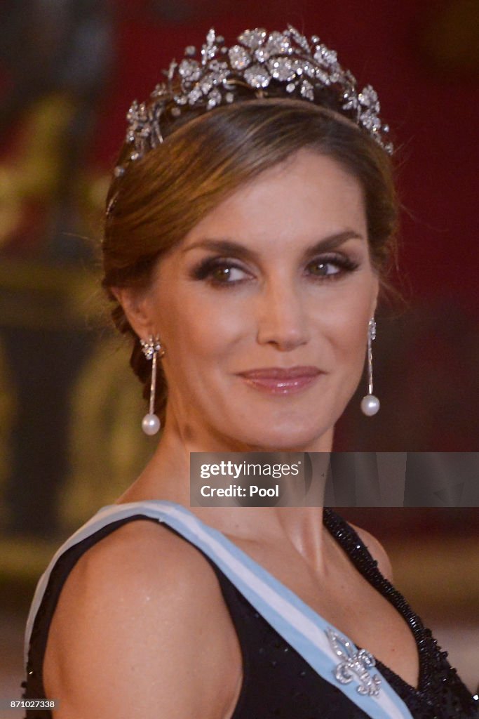 Spanish Royals Host Official Dinner For Israel President