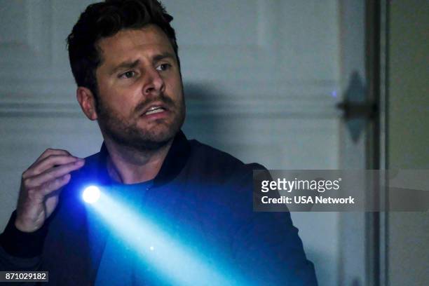 Pictured: James Roday as Shawn Spencer --