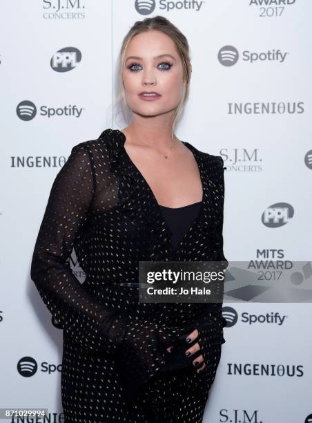 Laura Whitmore attending the 26th annual Music Industry Trust Awards held at The Grosvenor House Hotel on November 6, 2017 in London, England.
