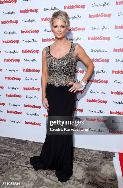 Gillian Taylforth attends the Inside Soap Awards at The Hippodrome on November 6, 2017 in London, England.