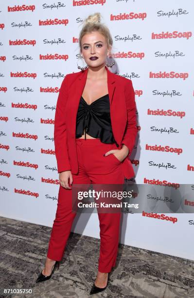 Lucy Fallon attends the Inside Soap Awards at The Hippodrome on November 6, 2017 in London, England.