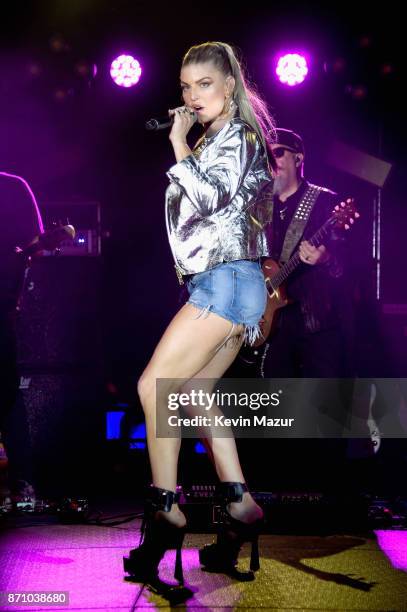 Fergie performs onstage at the weekend opening of The NEW ultra-luxury Cove Resort at Atlantis Paradise Island on November 4, 2017 in the Bahamas.