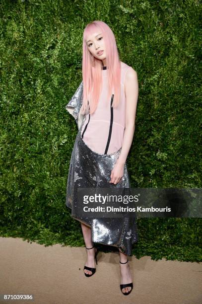 Fernanda Ly attends the 14th Annual CFDA/Vogue Fashion Fund Awards at Weylin B. Seymour's on November 6, 2017 in the Brooklyn borough of New York...