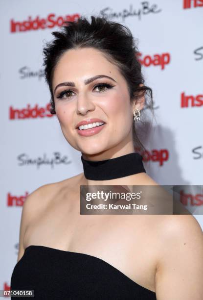 Nicola Thorp attends the Inside Soap Awards at The Hippodrome on November 6, 2017 in London, England.