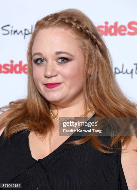 Amanda Henderson attends the Inside Soap Awards at The Hippodrome on November 6, 2017 in London, England.