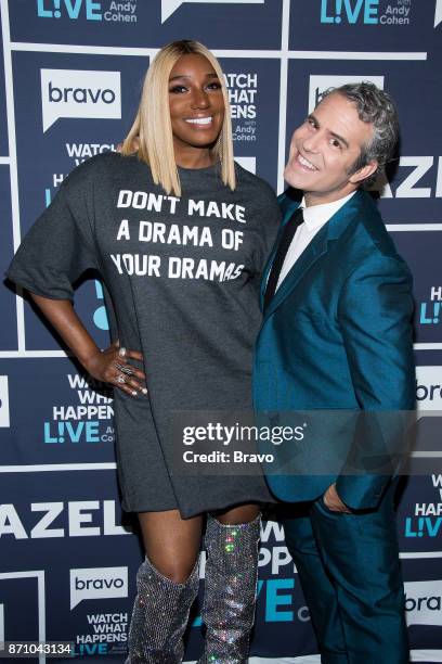 Pictured : NeNe Leakes and Andy Cohen --