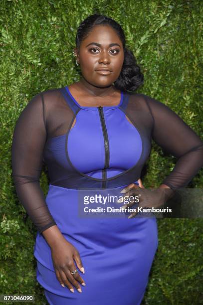 Actress Danielle Brooks attends the 14th Annual CFDA/Vogue Fashion Fund Awards at Weylin B. Seymour's on November 6, 2017 in the Brooklyn borough of...