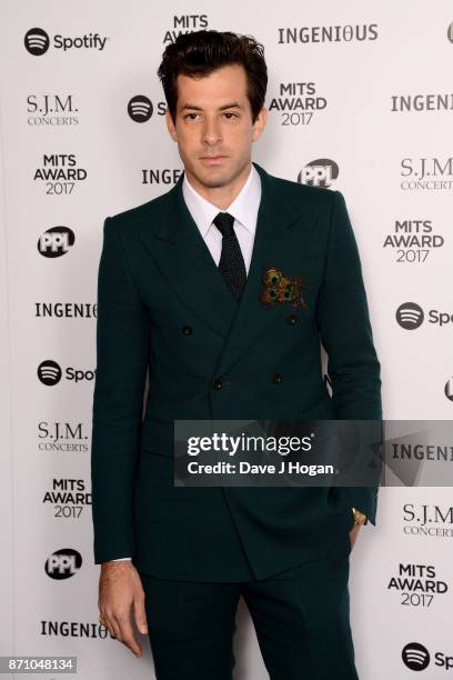 Mark Ronson attends the 26th annual Music Industry Trust Awards held at The Grosvenor House Hotel on November 6, 2017 in London, England.