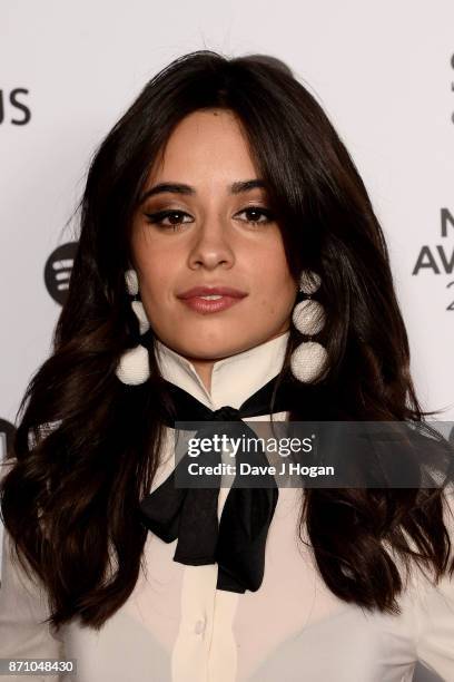 Camila Cabello attends the 26th annual Music Industry Trust Awards held at The Grosvenor House Hotel on November 6, 2017 in London, England.