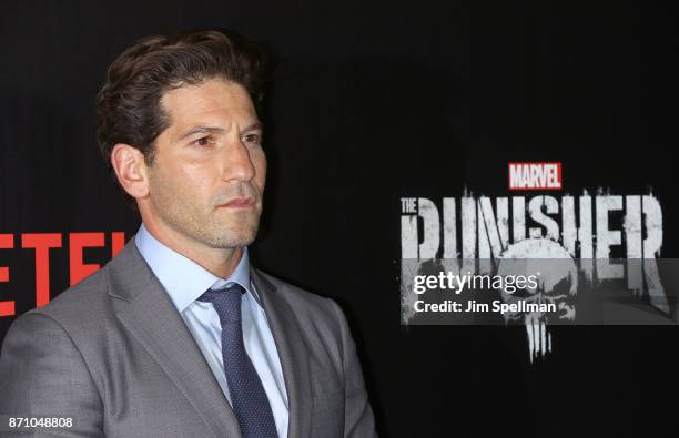 Actor Jon Bernthal attends the "Marvel's The Punisher" New York premiere at AMC Loews 34th Street 14 theater on November 6, 2017 in New York City.