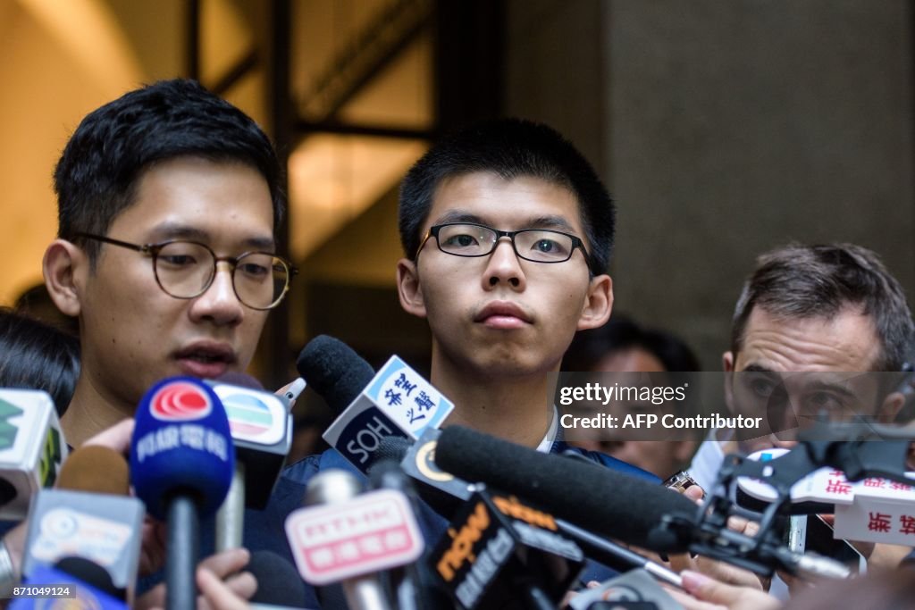 HONG KONG-POLITICS-DEMOCRACY-ACTIVIST-JAIL-APPEAL