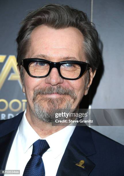 Gary Oldman arrives at the 21st Annual Hollywood Film Awards at The Beverly Hilton Hotel on November 5, 2017 in Beverly Hills, California.