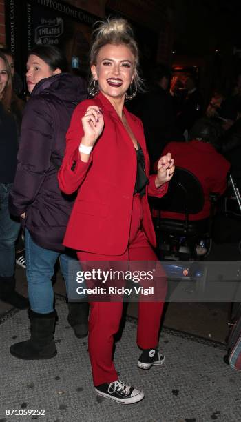 Lucy Fallon, winner of the award for Best Actress, attends the Inside Soap Awards held at The Hippodrome on November 6, 2017 in London, England.