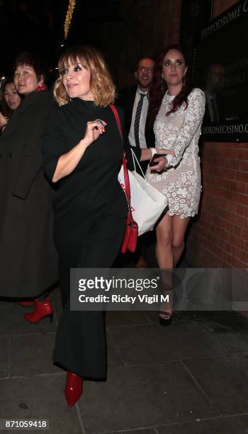 Zoe Henry and Kate Oates attend the Inside Soap Awards held at The Hippodrome on November 6, 2017 in London, England.