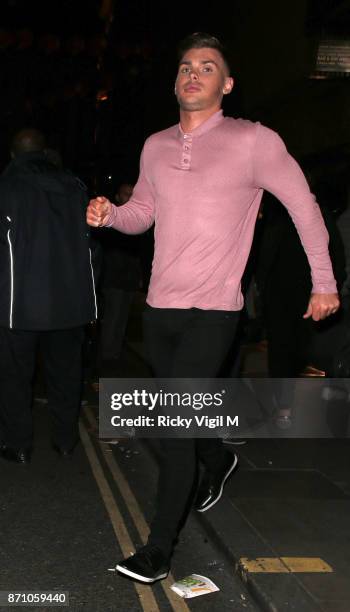 Kieron Richardson attends the Inside Soap Awards held at The Hippodrome on November 6, 2017 in London, England.