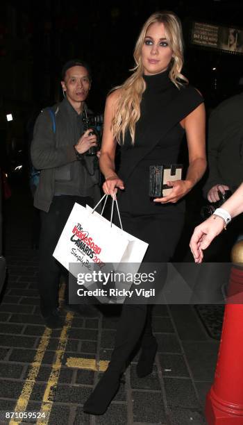 Amanda Clapham attend the Inside Soap Awards held at The Hippodrome on November 6, 2017 in London, England.