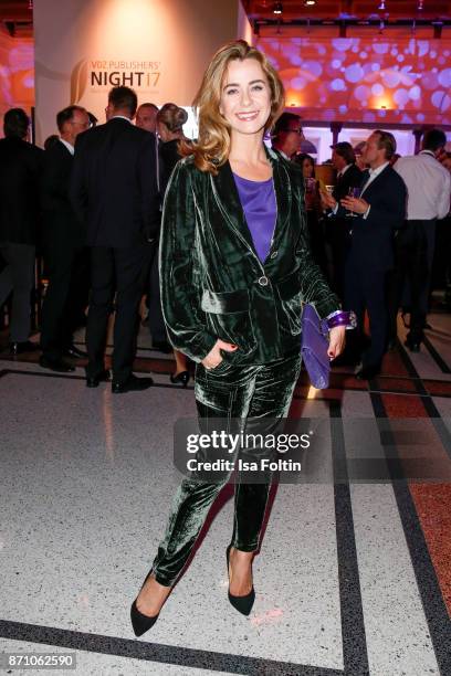 German presenter Bettina Cramer during the VDZ Publishers' Night at Deutsche Telekom's representative office on November 6, 2017 in Berlin, Germany.