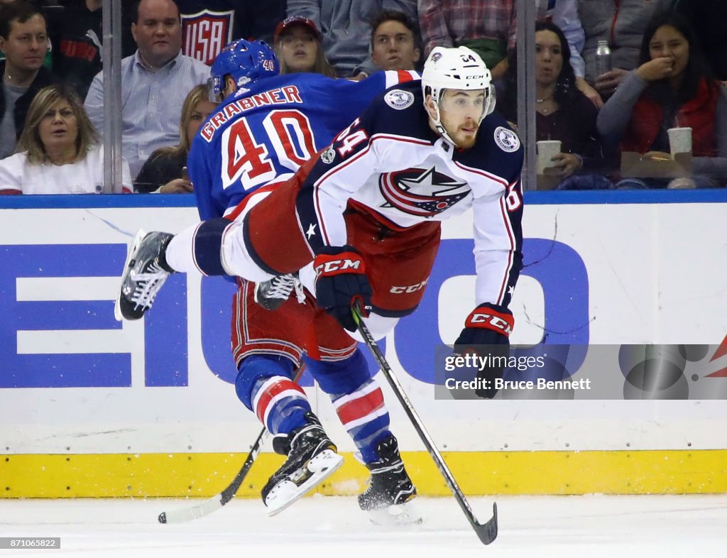 Columbus Blue Jackets v New York Rangers