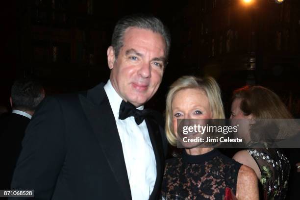 Christian Keesee and Linda Lindenbaum attend The Morgan Library & Museum's Evening Benefit at The Morgan Library & Museum on November 6, 2017 in New...