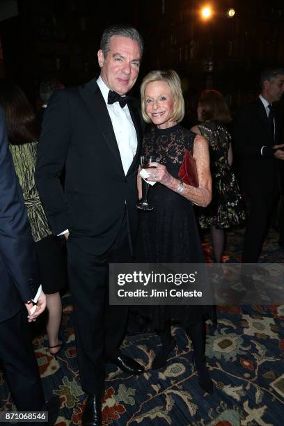 Christian Keesee and Linda Lindenbaum attend The Morgan Library & Museum's Evening Benefit at The Morgan Library & Museum on November 6, 2017 in New...