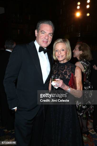 Christian Keesee and Linda Lindenbaum attend The Morgan Library & Museum's Evening Benefit at The Morgan Library & Museum on November 6, 2017 in New...