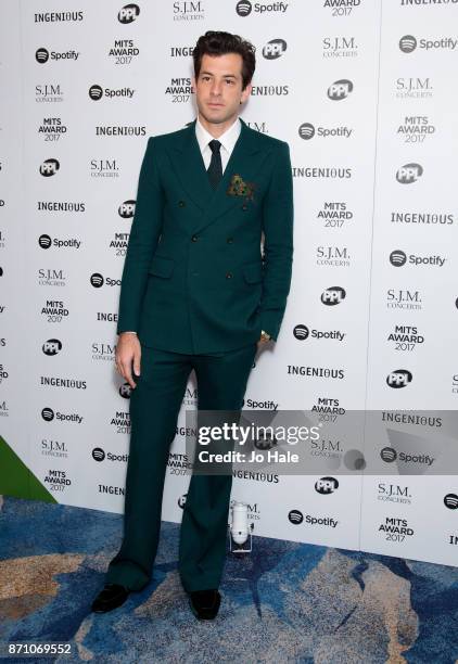 Mark Ronson attending the 26th annual Music Industry Trust Awards held at The Grosvenor House Hotel on November 6, 2017 in London, England.