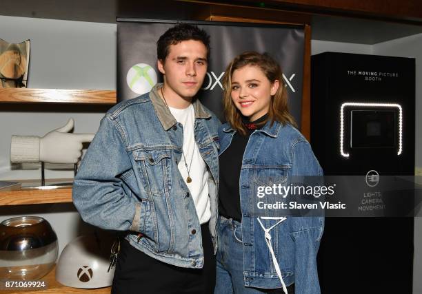 Brooklyn Beckham and Chloe Grace Moretz attend as Liam Payne, Chloe Grace Moretz, Brooklyn Beckham and Caleb McLaughlin Host Xbox One x VIP Event &...