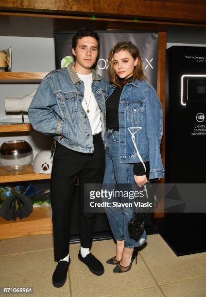 Brooklyn Beckham and Chloe Grace Moretz attend as Liam Payne, Chloe Grace Moretz, Brooklyn Beckham and Caleb McLaughlin Host Xbox One x VIP Event &...
