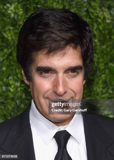 Illusionist David Copperfield attends the 14th Annual CFDA/Vogue Fashion Fund Awards at Weylin B. Seymour's on November 6, 2017 in the Brooklyn...