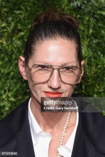 Jenna Lyons attends the 14th Annual CFDA/Vogue Fashion Fund Awards at Weylin B. Seymour's on November 6, 2017 in the Brooklyn borough of New York...