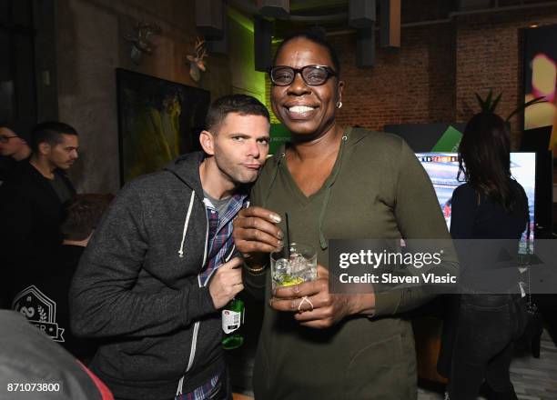 Mikey Day and Leslie Jones attend as Liam Payne, Chloe Grace Moretz, Brooklyn Beckham and Caleb McLaughlin Host Xbox One x VIP Event & Xbox Live...
