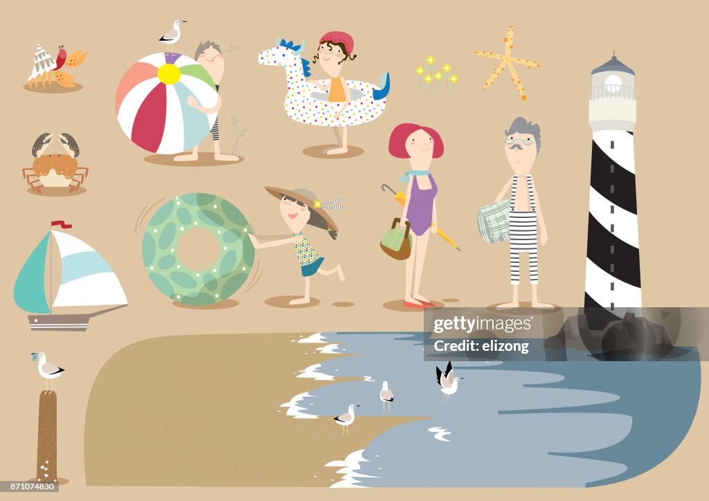 Day at the beach
