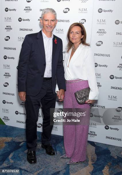 Damon Hill attending the 26th annual Music Industry Trust Awards held at The Grosvenor House Hotel on November 6, 2017 in London, England.