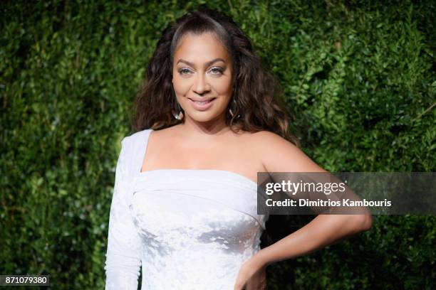 La La Anthony attends the 14th Annual CFDA/Vogue Fashion Fund Awards at Weylin B. Seymour's on November 6, 2017 in the Brooklyn borough of New York...