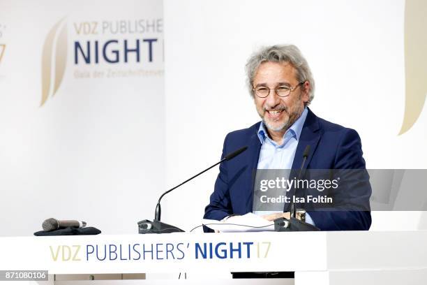 Can Duendar during the VDZ Publishers' Night at Deutsche Telekom's representative office on November 6, 2017 in Berlin, Germany.