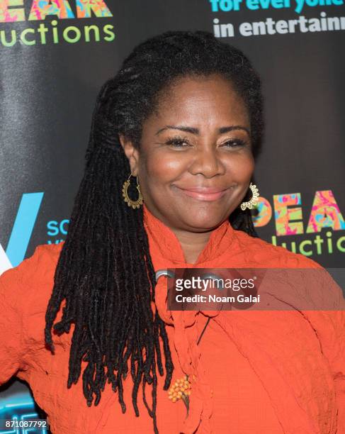 Tonya Pinkins attends the "Hello Again" New York premiere at Cinepolis Chelsea on November 6, 2017 in New York City.