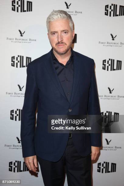 Darkest Hour" writer/producer Anthony McCarten poses for photos on the red carpet at the Castro Theatre on November 6, 2017 in San Francisco,...