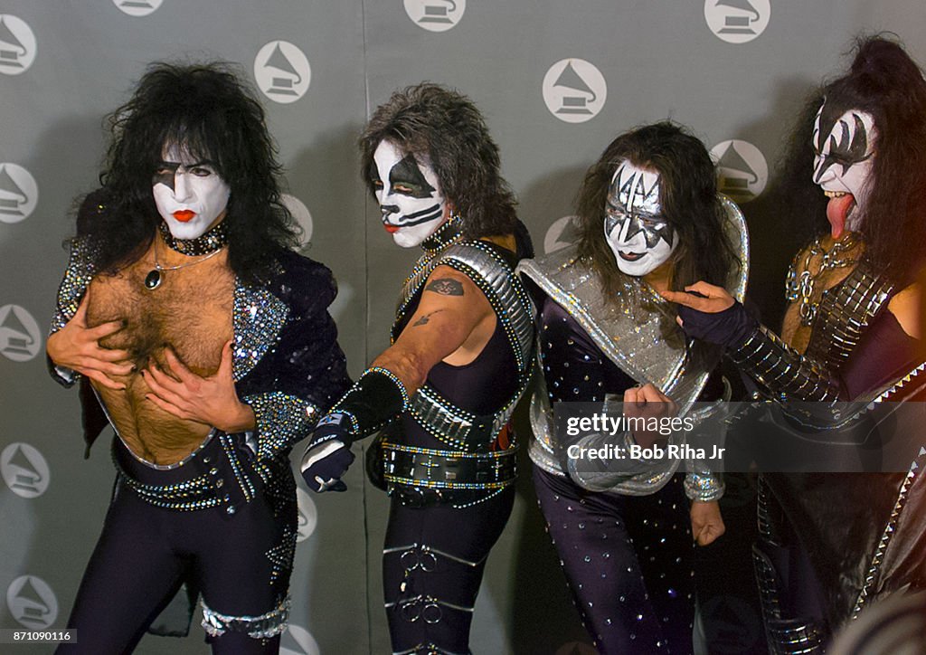 KISS Backstage at Grammy Awards 1996