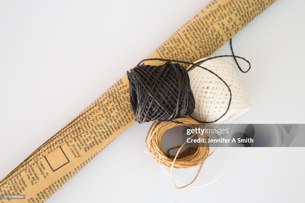 Wrapping Paper And String High-Res Stock Photo - Getty Images
