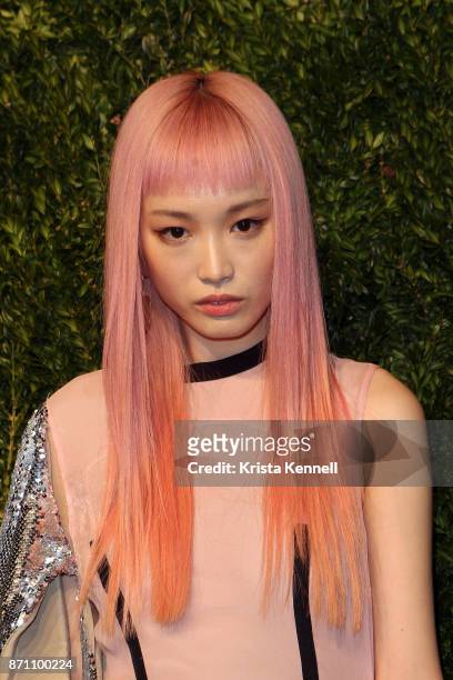 Fernanda Ly attends the 14th Annual CFDA/Vogue Fashion Fund Awards on November 6, 2017 in Brooklyn, New York City.