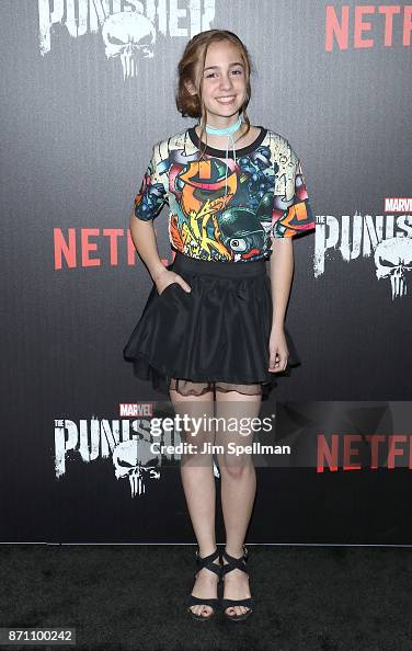 Actress Ripley Sobo attends the "Marvel's The Punisher" New York