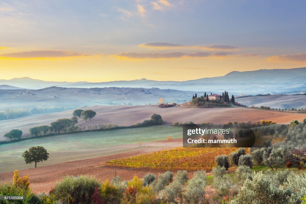 Landschaft in der Toskana, Italien