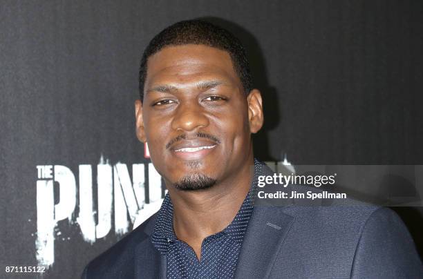 Actor Jason R. Moore attends the "Marvel's The Punisher" New York premiere at AMC Loews 34th Street 14 theater on November 6, 2017 in New York City.